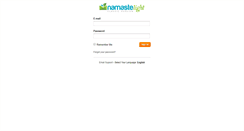 Desktop Screenshot of clients.namastelight.com
